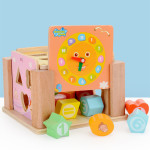 Деревянный развивающий куб с сортером ViVI WooD toy 16,4 x 16,4 x 6,6 см L198