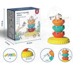 Магнитная игра Поймай червячка, звуковые эффекты, 3 подвижных яруса FW20103