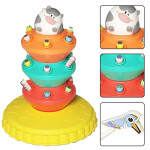 Магнитная игра Поймай червячка, звуковые эффекты, 3 подвижных яруса FW20103