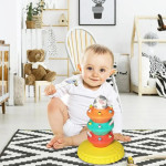 Магнитная игра Поймай червячка, звуковые эффекты, 3 подвижных яруса FW20103