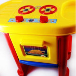 Игрушечная Кухня Technok Toys с аксессуарами, игровая кухня для детей, детская кухня, 18 предметов (FM2124)