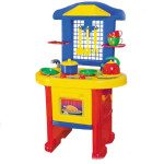 Игрушечная Кухня Technok Toys с аксессуарами, игровая кухня для детей, детская кухня, 18 предметов (FM2124)
