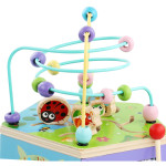 Деревянная развивающая игрушка Куб Fan Toys с лабиринтом, часами-совой, ксилофоном, сортером D2147 Деревянная развивающая игрушка Куб Fan Toys с лабиринтом, часами-совой, ксилофоном, сортером D2147