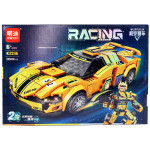 Конструктор "Racing speed" Автомобіль Трансформер Робот, 398 деталей, робот трансформер із конструктора, машинка MW2156