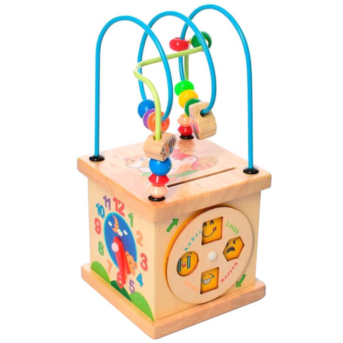 Развивающий игровой куб Limo Toy деревянная игра с логическими заданиями 11,5 x 11,5 x 24 см D2188 Развивающий игровой куб Limo Toy деревянная игра с логическими заданиями 11,5 x 11,5 x 24 см D2188