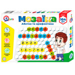 Детская мозаика Technok Toys "Абетка та арифметика", 104 детали, укр. LY2223 Детская мозаика Technok Toys "Абетка та арифметика", 104 детали, укр. LY2223