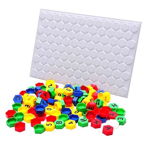 Детская мозаика Technok Toys "Абетка та арифметика", 104 детали, укр. LY2223 Детская мозаика Technok Toys "Абетка та арифметика", 104 детали, укр. LY2223