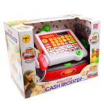 Игрушечный кассовый аппарат, с калькулятором, свет звук  SD2300