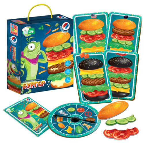 Магнітна гра Vladi Toys Бургер GF2310-02 Магнітна гра Vladi Toys Бургер GF2310-02