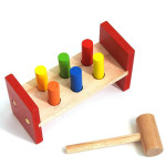 Стучалка Гвозди деревянная игрушка с молоточком TM2339