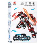 Игрушка Робот Steel Warriors,  робот интерактивный, оборот на 360°, умеет ходить, свет, звук (SX2716)