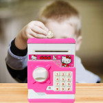 Игрушечный Сейф-копилка Hello Kitty розовый, звук LT3001