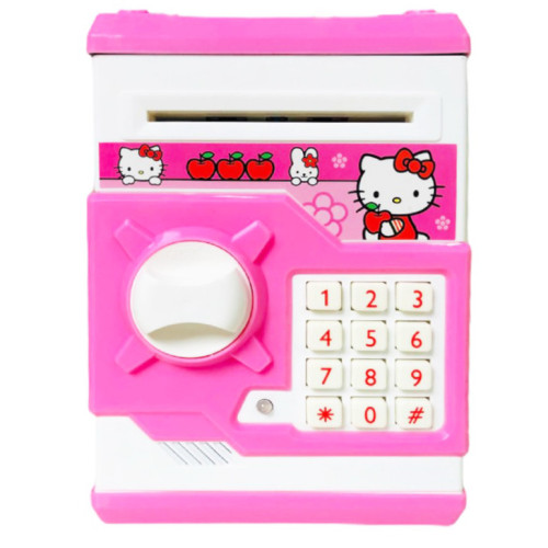 Игрушечный Сейф-копилка Hello Kitty розовый, звук LT3001