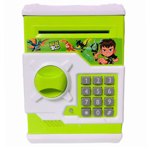 Игрушечный Сейф-копилка Ben10 зеленый, звук LT3001 Игрушечный Сейф-копилка Ben10 зеленый, звук LT3001