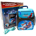 Игрушечный сейф-рюкзак Паук Spider Man, звук, подсветка, имитация сканирования отпечатка, в коробке MK3008 SM
