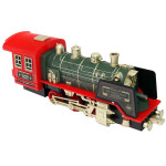 Игрушечная Железная дорога Classical Train с пультом управления, парогенератор, свет, звук, локомотив и три вагона, декорации SP3095