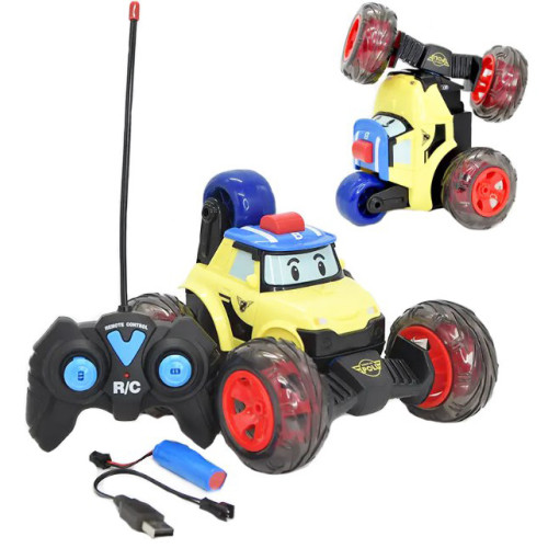 Машинка перевертень Star Toys Robokar Poly, світлові ефекти GD3109