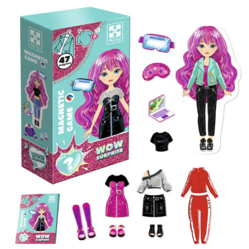 Магнитная одевалка WOW Surprise "Vladi Toys" 1 кукла, 47 элемент GF3210-14 Магнитная одевалка WOW Surprise "Vladi Toys" 1 кукла, 47 элемент GF3210-14