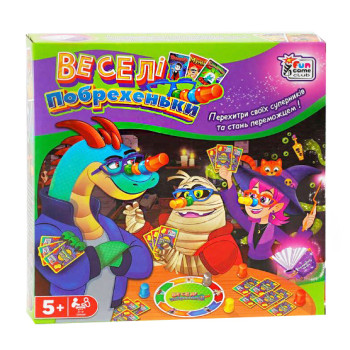 Игра настольная 4FUN Game Club "Веселые поврушки",  детская настольная  игра, развивающая игра (TR32777)
