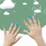 Детские игрушечные накладные ногти Nail Art Красуня, 60 шт ZD3455-58