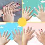 Детские игрушечные накладные ногти Nail Art Красуня, 60 шт ZD3455-58