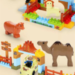 Конструктор 3в1 Goldkids Зоо 135 деталей, фигурки животных и людей LT35015