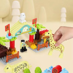 Конструктор 3в1 Goldkids Зоо 135 деталей, фигурки животных и людей LT35015
