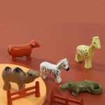 Конструктор 3в1 Goldkids Зоо 135 деталей, фигурки животных и людей LT35015