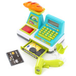Игрушечный кассовый аппарат, калькулятор свет звук  SD35533