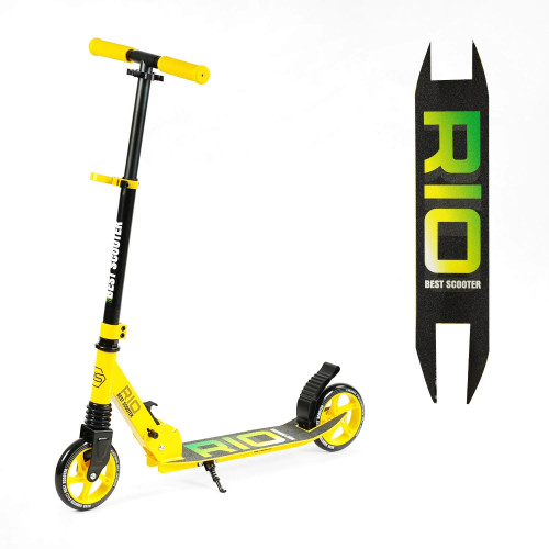 Самокат двухколесный "Best Scooter", колеса PU 145 мм, передний амортизатор, алюминиевый тормоз NJR 35959