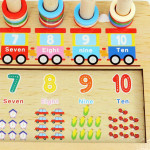 Логическая игра сортер "WToys", логическая доска, развивающая геометрика, пазлы, колышки и кольца, 10 вагончиков, геометрические фигуры, WR36923 / 36926 Логическая игра сортер "WToys", логическая доска, развивающая геометрика, пазлы, колышки и кольца, 10 вагончиков, геометрические фигуры, WR36923 / 36926