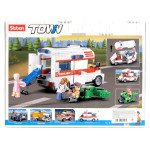 Конструктор Sluban "Town" Скорая помощь, 328 деталей, 3 фигурки ZX38-1065