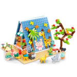 Конструктор Sluban Girl's Dream Домик, животные, фигурки человечков, 341 деталь JD38-1088