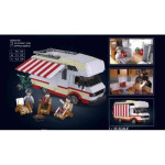 Конструктор SLUBAN "Model Bricks" автофургон, будинок на колесах, 3 фігурки, 506 деталей M38-1193 FG