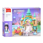 Конструктор Sluban "Girls Dream" рожева серія, замок, карета з конячкою, фігурки, 288 дет. JK38-1283 