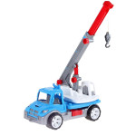 Игрушечная машина Technok Toys Автокран, спецтехника детская, большая игрушка автокран голубая (DM3893)