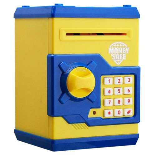 Игрушечный Сейф-копилка Limo Toy, желто-синий, свет звук LT3916