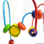 Пальчиковый лабиринт MuQiyToys деревянная игра с бусинками-фруктами 39207