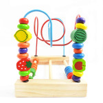 Пальчиковый лабиринт MuQiyToys деревянная игра с бусинками-фруктами 39207