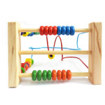 Пальчиковый лабиринт MuQiyToys деревянная игра с бусинками-фруктами 39207