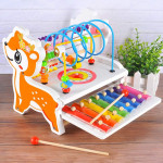 Ксилофон Wood mom Олень , рахівниця TT39240