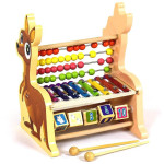Ксилофон Wood mom Кенгуру, счеты TT39240