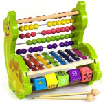 Ксилофон Wood mom Динозавр, рахівниця TT39240