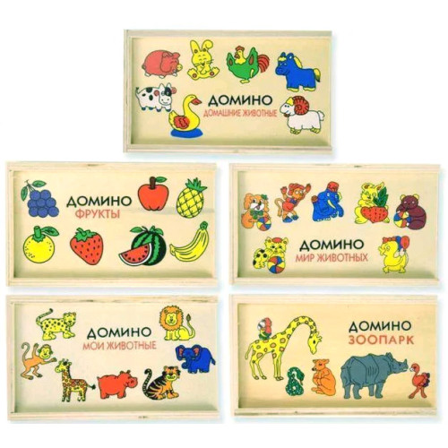 Настольная игра D39488 детское Домино в картинках