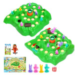 Настольная игра "Морковные гонки", 2 игровых поля, 16 игровых фигурок, 24 карточки, кубик, детская настольная игра YR39960 Настольная игра "Морковные гонки", 2 игровых поля, 16 игровых фигурок, 24 карточки, кубик, детская настольная игра YR39960