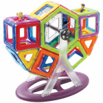 Магнитный конструктор Limo Toy Magnistar 92 детали, конструктор логический, развивашка для детей (4001)