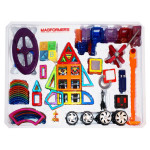 Магнитный конструктор Limo Toy Magnistar 92 детали, конструктор логический, развивашка для детей (4001)
