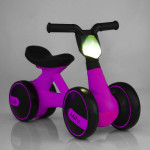 Беговел толокар Bambi Mini с музыкальными и световыми эффектами фиолетовый D4086 Беговел толокар Bambi Mini с музыкальными и световыми эффектами фиолетовый D4086