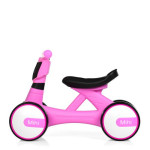 Беговел толокар Bambi Mini с музыкальными и световыми эффектами розовый D4086