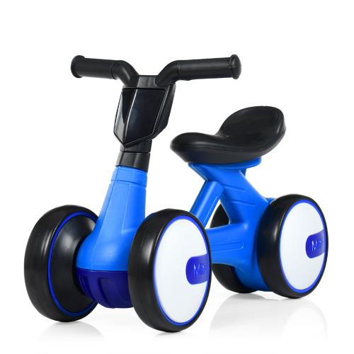 Біговел толокар Bambi Mini з музичними та світловими ефектами синій D4086